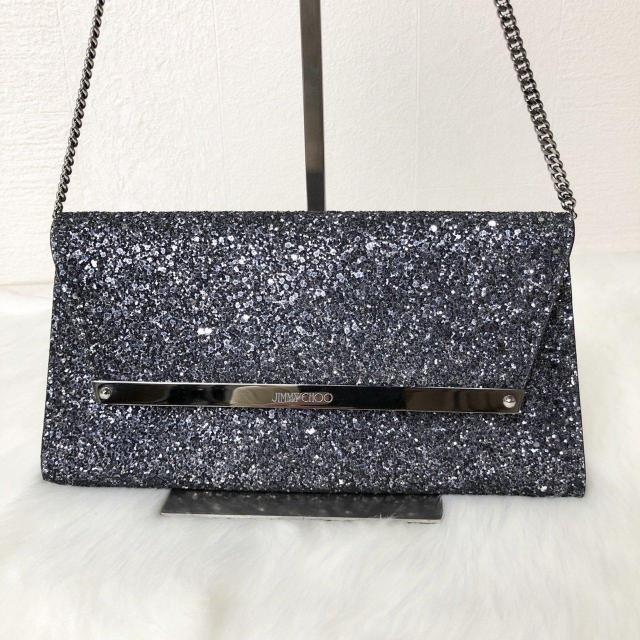 �y�ɔ��i�zJIMMY CHOO �`�F�[���E�H���b�g �p�[�e�B�[�o�b�O �N���b�`�o�b�O �V�����_�[�o�b�O �n���h�o�b�O �O���b�^�[ �� �u�����h�� 