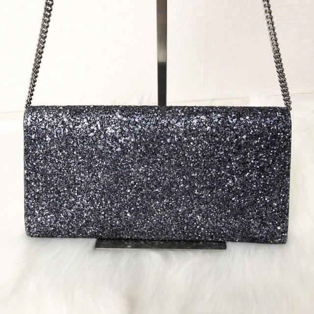 �y�ɔ��i�zJIMMY CHOO �`�F�[���E�H���b�g �p�[�e�B�[�o�b�O �N���b�`�o�b�O �V�����_�[�o�b�O �n���h�o�b�O �O���b�^�[ �� �u�����h�� 