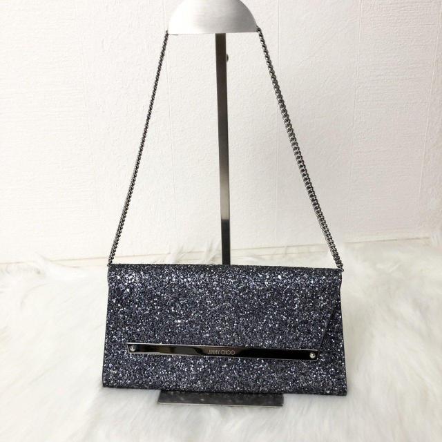 �y�ɔ��i�zJIMMY CHOO �`�F�[���E�H���b�g �p�[�e�B�[�o�b�O �N���b�`�o�b�O �V�����_�[�o�b�O �n���h�o�b�O �O���b�^�[ �� �u�����h�� 