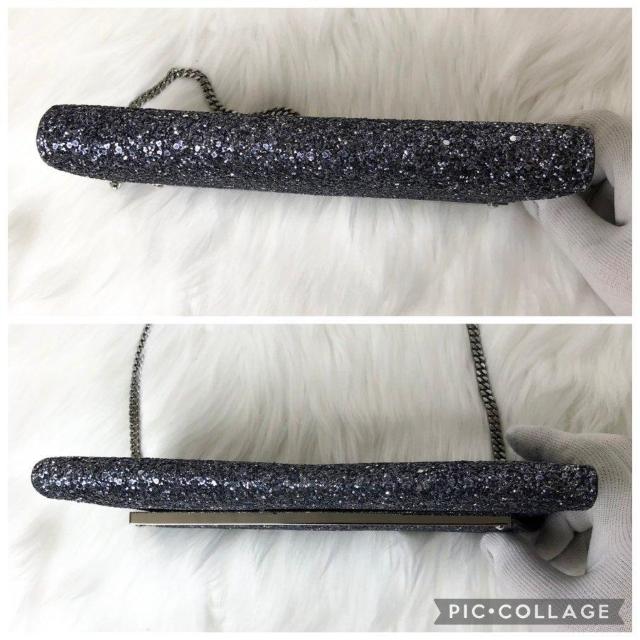 �y�ɔ��i�zJIMMY CHOO �`�F�[���E�H���b�g �p�[�e�B�[�o�b�O �N���b�`�o�b�O �V�����_�[�o�b�O �n���h�o�b�O �O���b�^�[ �� �u�����h�� 