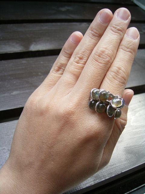 即決新品!14号ラブラドライトシルバーリング < 女性アクセサリー/時計 即決新品!14号ラブラドライトシルバーリング < 女性アクセサリー/時計の