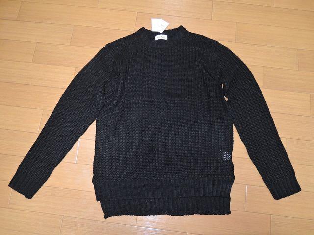 新品ロイヤルフラッシュROYAL FLASH編み込みニットM黒 < 男性ファッション 新品ロイヤルフラッシュROYAL FLASH編み込みニットM黒 < 男性ファッションの