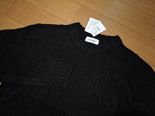 新品ロイヤルフラッシュROYAL FLASH編み込みニットM黒 < 男性ファッション 新品ロイヤルフラッシュROYAL FLASH編み込みニットM黒 < 男性ファッションの
