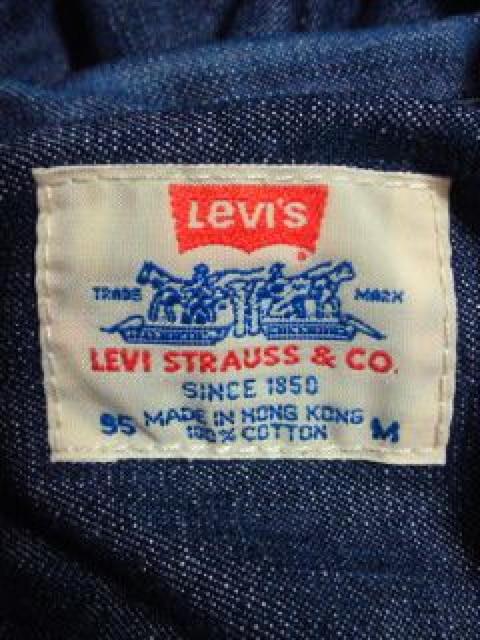 Levi's リーバイス デニム シンプル シャツ ネイビー Mサイズ < ブランド  Levi's リーバイス デニム シンプル シャツ ネイビー Mサイズ < ブランドの