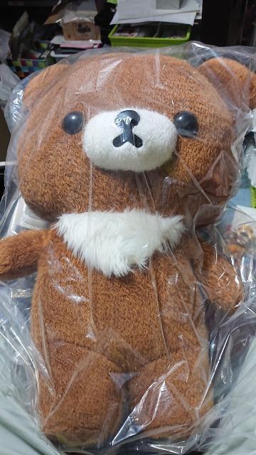 リラックマ・ぬいぐるみ・縦59pΧ横42p位の物です。 < おもちゃ  リラックマ・ぬいぐるみ・縦59pΧ横42p位の物です。  < おもちゃの