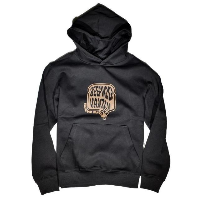 ◆裏起毛プルオーバーロゴフードパーカー ブラック エイトボアー◆Lサイズ 黒k09 < 男性ファッション  ◆裏起毛プルオーバーロゴフードパーカー ブラック エイトボアー◆Lサイズ 黒k09 < 男性ファッションの