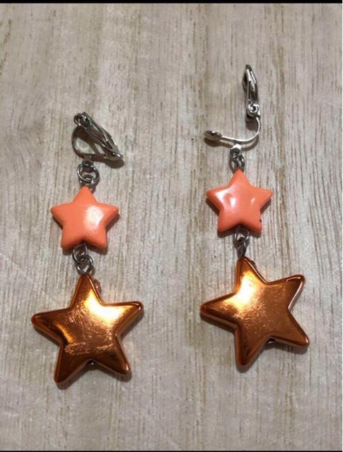 揺れるイヤリング 3個まとめて リボン、星型チャーム < 女性アクセサリー/時計  揺れるイヤリング 3個まとめて リボン、星型チャーム < 女性アクセサリー/時計の