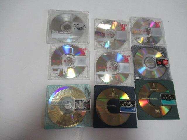 MDディスク TDK製 74分 4枚 + Maxell製 74分 5枚 セット 初期化済み < 家電/AV  MDディスク TDK製 74分 4枚 + Maxell製 74分 5枚 セット 初期化済み < 家電/AVの