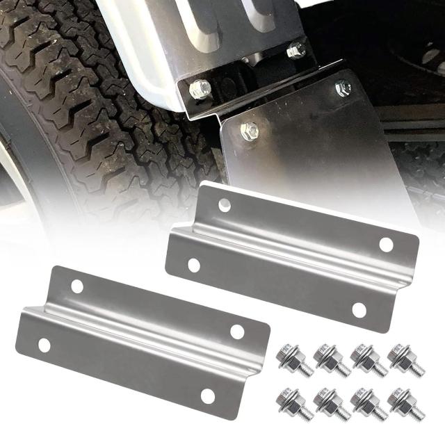 ステンレス製リアフェンダー延長ブラケット ハイゼットトラック、サンバートラック、ピクシストラックに適合 2個入り < 自動車/バイク ステンレス製リアフェンダー延長ブラケット ハイゼットトラック、サンバートラック、ピクシストラックに適合 2個入り < 自動車/バイク