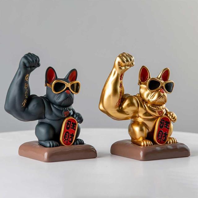 風水 置物 招き犬 ブルドッグ マッスルブルドッグ 商売繁盛 金運アップ < インテリア/ライフ 風水 置物 招き犬 ブルドッグ マッスルブルドッグ 商売繁盛 金運アップ < インテリア/ライフの