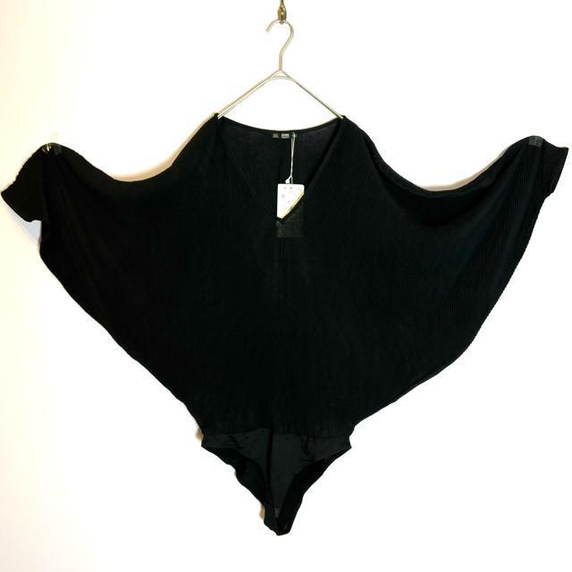 【新品タグ付き】★ZARA★ザラ プリーツ トップス ボディスーツ ブラック M 黒 ドルマンスリーブ ゆったり < 女性ファッション 【新品タグ付き】★ZARA★ザラ プリーツ トップス ボディスーツ ブラック M 黒 ドルマンスリーブ ゆったり < 女性ファッションの