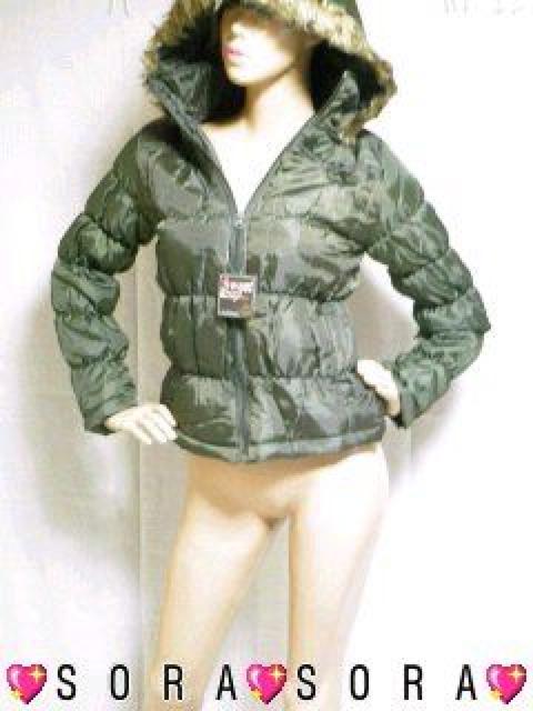 2way♪暖かい Aライン シャーリング 中綿ダウンジャケット カーキ < 女性ファッション 2way♪暖かい Aライン シャーリング 中綿ダウンジャケット カーキ < 女性ファッションの