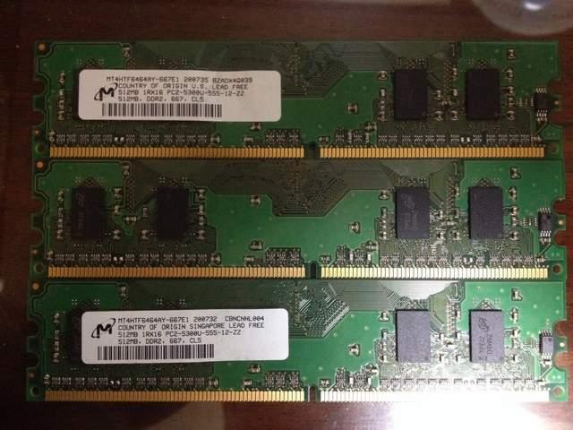 }CN PC2-5300U DDR2 512MB ~3(1.536GB)   PC{/Ӌ@ 