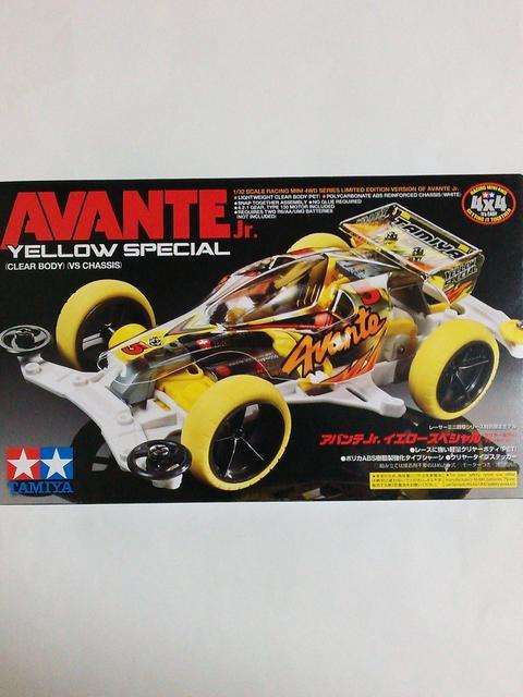 ミニ四駆 特別限定モデル!アバンテJr.イエロースペシャル(クリヤーボディ)(VSシャーシ) < ホビー  ミニ四駆 特別限定モデル!アバンテJr.イエロースペシャル(クリヤーボディ)(VSシャーシ)  < ホビーの