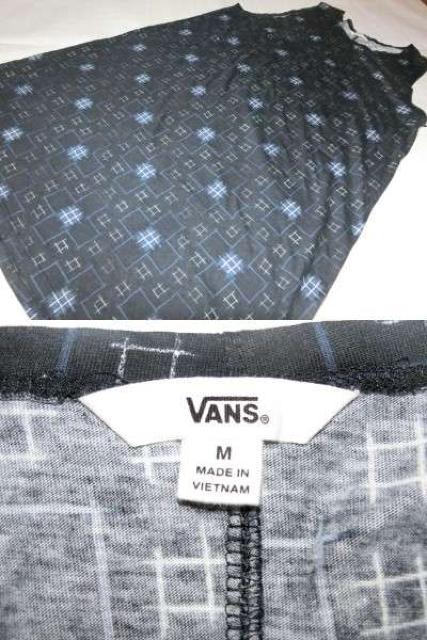 USA購入アメカジ【VANS】ノースリーブワンピースUS M 紺系柄モノ < 女性ファッション  USA購入アメカジ【VANS】ノースリーブワンピースUS M 紺系柄モノ < 女性ファッションの