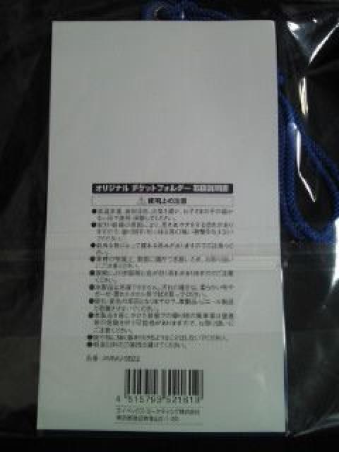 EXILE 三代目JSB ライブ コンサート オリジナル チケット フォルダー ブルー ファンクラブ < タレントグッズ  EXILE 三代目JSB ライブ コンサート オリジナル チケット フォルダー ブルー ファンクラブ < タレントグッズの