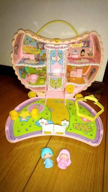 値下げ中✨超レア品❤️1976年サンリオ タカラ キキララ ボードゲーム 昭和 1976年 キキララ 月のおうち おもちゃ 人形 レトロ サンリオ