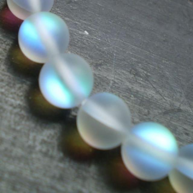 6ミリ玉 ルナフラッシュブレスレット(フロスト) < 女性アクセサリー/時計 6ミリ玉 ルナフラッシュブレスレット(フロスト) < 女性アクセサリー/時計の