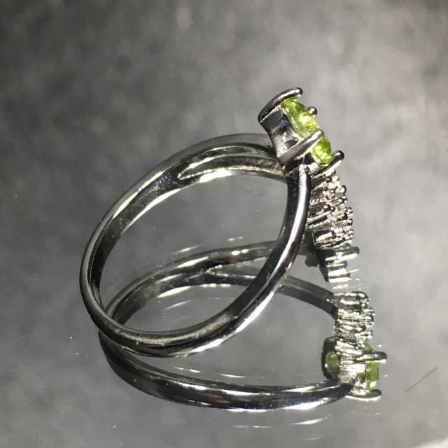 《No.R060》天然石ペリドット  宝石質 ミャンマー産 フリーサイズring < 男性アクセサリー/時計  《No.R060》天然石ペリドット  宝石質 ミャンマー産 フリーサイズring < 男性アクセサリー/時計の