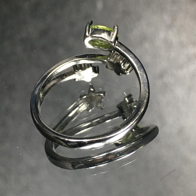 《No.R060》天然石ペリドット  宝石質 ミャンマー産 フリーサイズring < 男性アクセサリー/時計  《No.R060》天然石ペリドット  宝石質 ミャンマー産 フリーサイズring < 男性アクセサリー/時計の