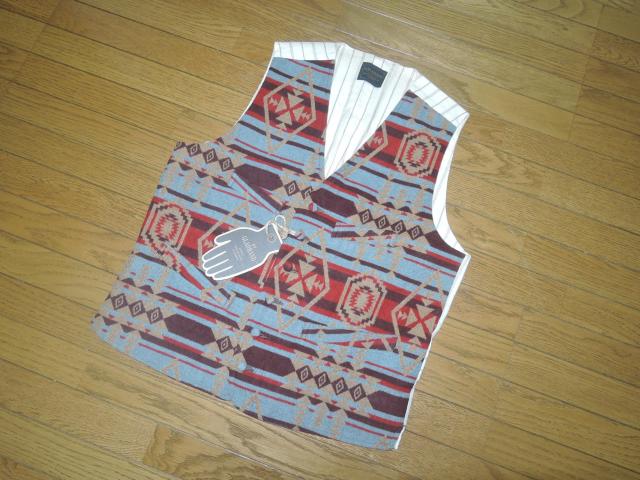 新品by GLAD HAND グラッドハンド FRONTIER VEST フロンティアベスト L ネイティブ柄 オルテガ < 男性ファッション 新品by GLAD HAND グラッドハンド FRONTIER VEST フロンティアベスト L ネイティブ柄 オルテガ < 男性ファッションの