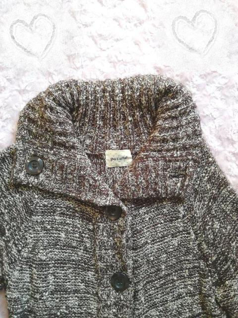 putielal*ベルト付きロングニットカーディガン < 女性ファッション  putielal*ベルト付きロングニットカーディガン < 女性ファッションの