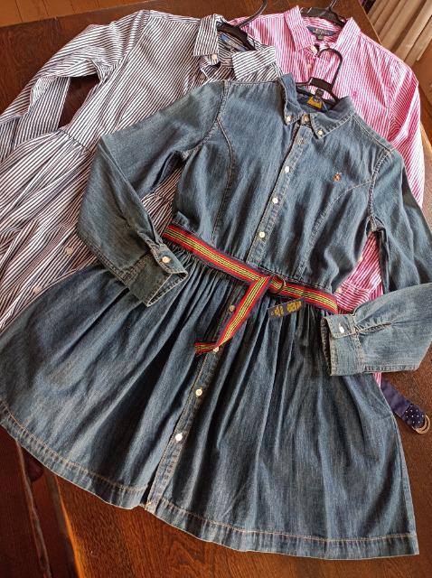 RALPH LAUREN★新品タグ付★ダンガリーワンピース★大人にも★素敵★綺麗★定価約2万円★お得に★双子姉妹★ラルフローレン < 女性ファッション RALPH LAUREN★新品タグ付★ダンガリーワンピース★大人にも★素敵★綺麗★定価約2万円★お得に★双子姉妹★ラルフローレン < 女性ファッションの