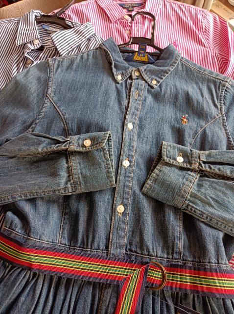 RALPH LAUREN★新品タグ付★ダンガリーワンピース★大人にも★素敵★綺麗★定価約2万円★お得に★双子姉妹★ラルフローレン < 女性ファッション RALPH LAUREN★新品タグ付★ダンガリーワンピース★大人にも★素敵★綺麗★定価約2万円★お得に★双子姉妹★ラルフローレン < 女性ファッションの