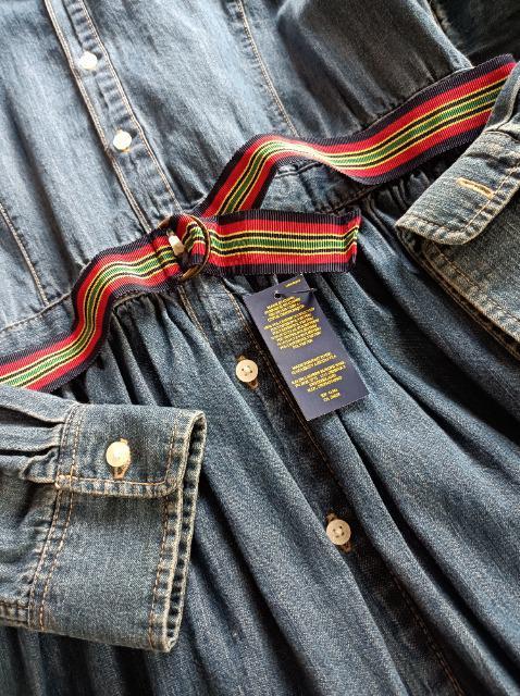 RALPH LAUREN★新品タグ付★ダンガリーワンピース★大人にも★素敵★綺麗★定価約2万円★お得に★双子姉妹★ラルフローレン < 女性ファッション RALPH LAUREN★新品タグ付★ダンガリーワンピース★大人にも★素敵★綺麗★定価約2万円★お得に★双子姉妹★ラルフローレン < 女性ファッションの