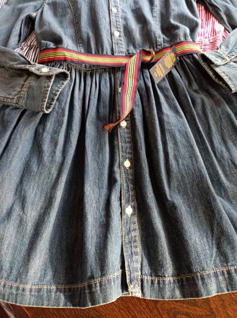 RALPH LAUREN★新品タグ付★ダンガリーワンピース★大人にも★素敵★綺麗★定価約2万円★お得に★双子姉妹★ラルフローレン < 女性ファッション RALPH LAUREN★新品タグ付★ダンガリーワンピース★大人にも★素敵★綺麗★定価約2万円★お得に★双子姉妹★ラルフローレン < 女性ファッションの