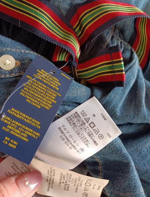 RALPH LAUREN★新品タグ付★ダンガリーワンピース★大人にも★素敵★綺麗★定価約2万円★お得に★双子姉妹★ラルフローレン < 女性ファッション RALPH LAUREN★新品タグ付★ダンガリーワンピース★大人にも★素敵★綺麗★定価約2万円★お得に★双子姉妹★ラルフローレン < 女性ファッションの