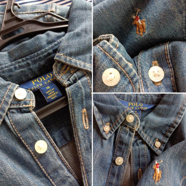 RALPH LAUREN★新品タグ付★ダンガリーワンピース★大人にも★素敵★綺麗★定価約2万円★お得に★双子姉妹★ラルフローレン < 女性ファッション RALPH LAUREN★新品タグ付★ダンガリーワンピース★大人にも★素敵★綺麗★定価約2万円★お得に★双子姉妹★ラルフローレン < 女性ファッションの