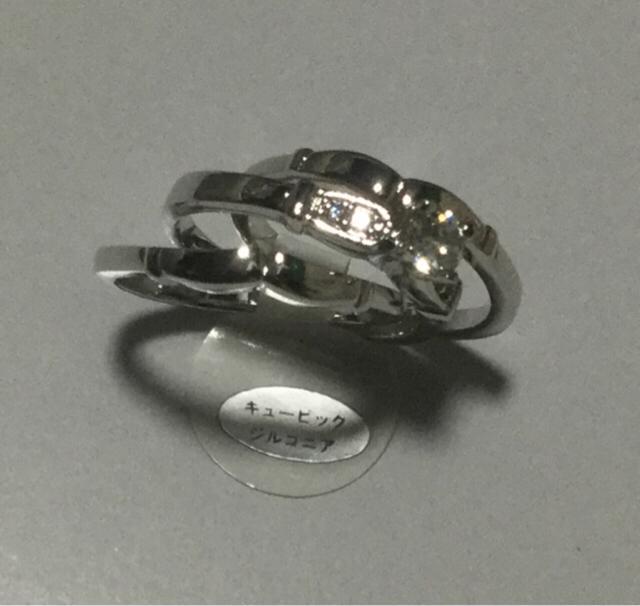 CZダイヤ使用 3WAY重ね付け リング/15号/SALE価格 < 女性アクセサリー/時計 CZダイヤ使用 3WAY重ね付け リング/15号/SALE価格 < 女性アクセサリー/時計の