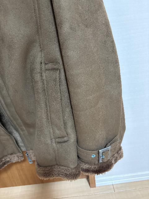 メンズ ムートンコート ブラウン M < 男性ファッション  メンズ ムートンコート ブラウン M < 男性ファッションの