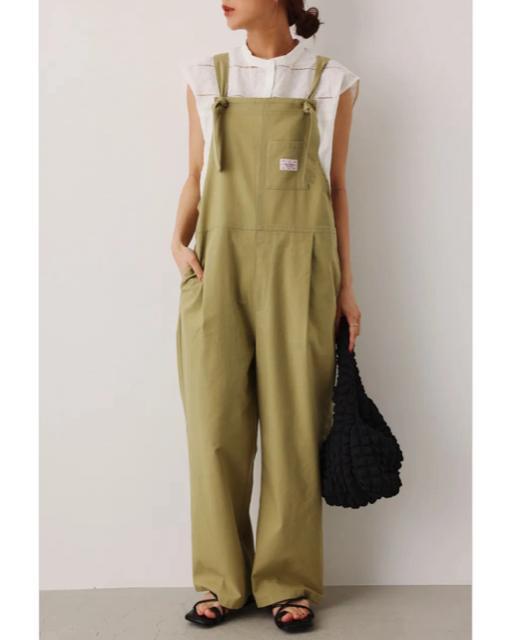 ロデオ★リラックスイージーサロペット(カーキ) < ブランド ロデオ★リラックスイージーサロペット(カーキ) < ブランドの