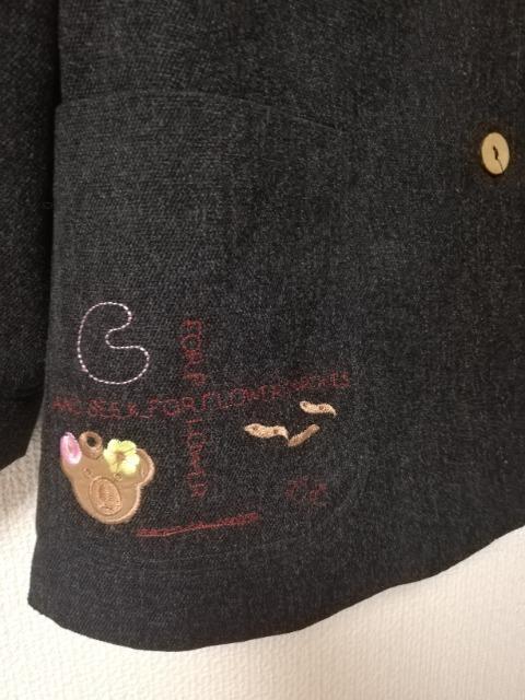 未使用品 刺繍あり トップス 裏地あり ブラック M < 女性ファッション  未使用品 刺繍あり トップス 裏地あり ブラック M < 女性ファッションの