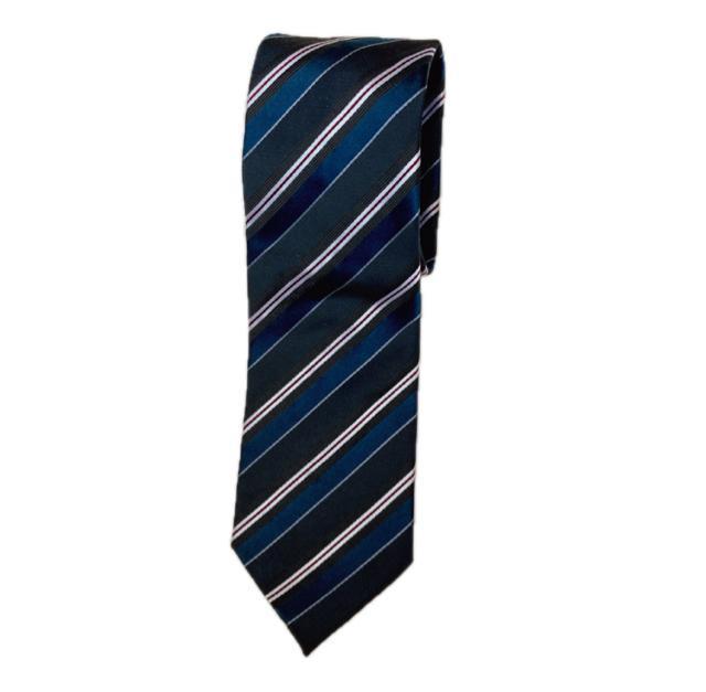 美品 PLAYBOY プレイボーイ VIP ネイビー ストライプ ネクタイ N2m < ブランド 美品 PLAYBOY プレイボーイ VIP ネイビー ストライプ ネクタイ N2m < ブランドの