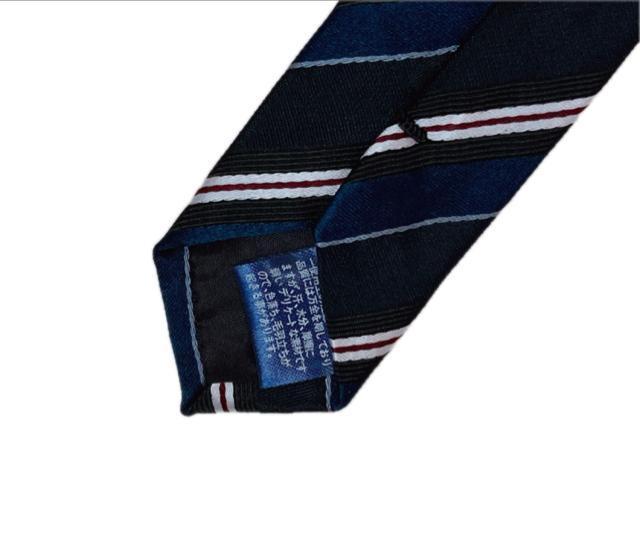 美品 PLAYBOY プレイボーイ VIP ネイビー ストライプ ネクタイ N2m < ブランド 美品 PLAYBOY プレイボーイ VIP ネイビー ストライプ ネクタイ N2m < ブランドの
