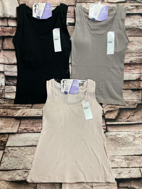 ストレッチ素材でゆったり着こなすリブインナー 天然綿100%で着心地抜群!カップ付きリブタンクトップ(画像から)1枚 < 女性ファッション ストレッチ素材でゆったり着こなすリブインナー 天然綿100%で着心地抜群!カップ付きリブタンクトップ(画像から)1枚 < 女性ファッションの