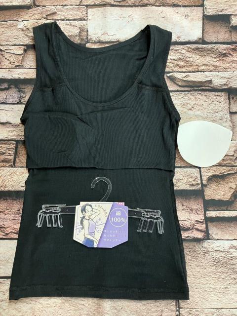 ストレッチ素材でゆったり着こなすリブインナー 天然綿100%で着心地抜群!カップ付きリブタンクトップ(画像から)1枚 < 女性ファッション ストレッチ素材でゆったり着こなすリブインナー 天然綿100%で着心地抜群!カップ付きリブタンクトップ(画像から)1枚 < 女性ファッションの