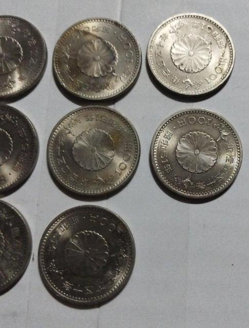 昭和51年 天皇陛下御在位50年 100円硬貨 希少価値 白銅貨 10枚セット < ホビー 昭和51年 天皇陛下御在位50年 100円硬貨 希少価値 白銅貨 10枚セット < ホビーの