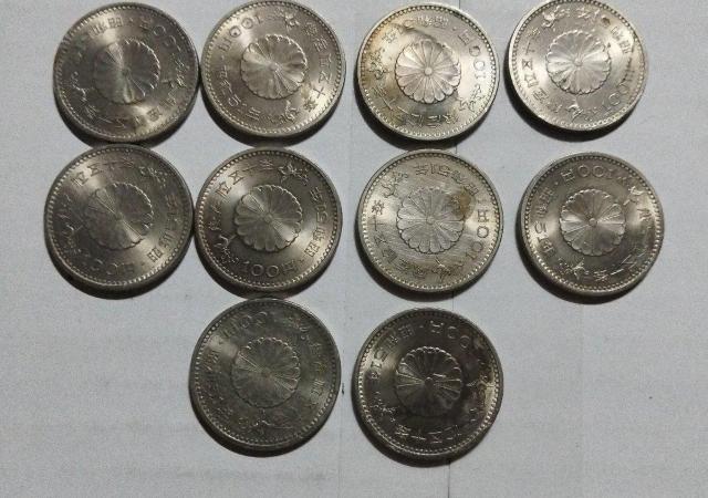 昭和51年 天皇陛下御在位50年 100円硬貨 希少価値 白銅貨 10枚セット < ホビー 昭和51年 天皇陛下御在位50年 100円硬貨 希少価値 白銅貨 10枚セット < ホビーの