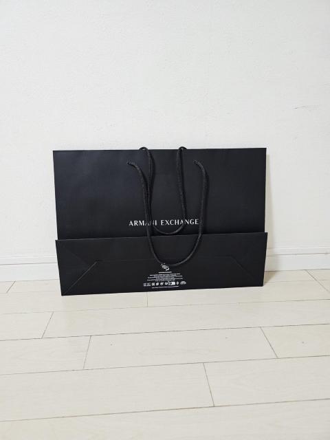 (7) ARMANI EXCHANGE ショップ袋 大 1枚 31p×45p < ブランド  (7) ARMANI EXCHANGE ショップ袋 大 1枚 31p×45p < ブランドの
