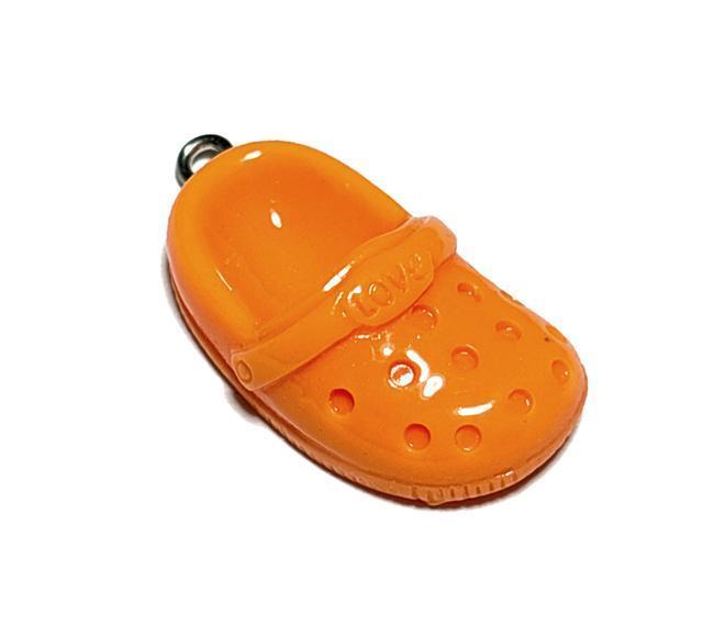 834 オレンジのクロックス 1個 靴 スリッパ 樹脂パーツ アクセサリーチャーム < ペット/手芸/園芸 834 オレンジのクロックス 1個 靴 スリッパ 樹脂パーツ アクセサリーチャーム < ペット/手芸/園芸の