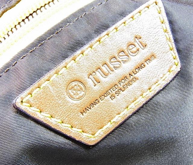 500�~�X�^�y���K�Ǖi�zrusset ���V�b�g ���U�[ �V�����_�[�g�[�g�o�b�O �u���b�N �� �u�����h�� 