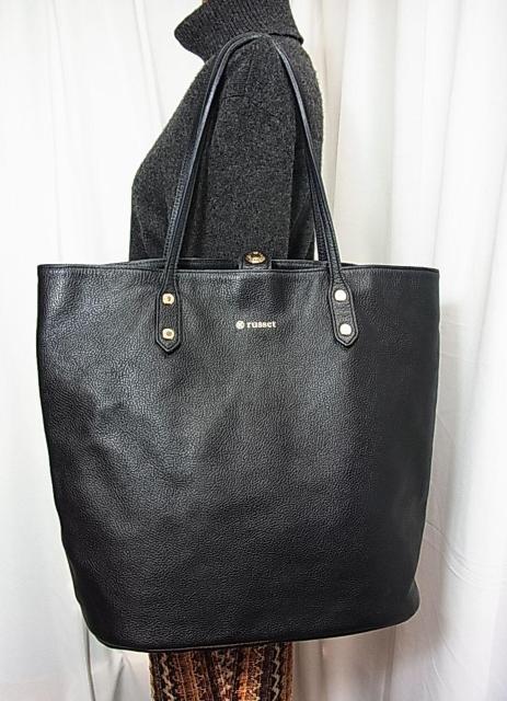 500�~�X�^�y���K�Ǖi�zrusset ���V�b�g ���U�[ �V�����_�[�g�[�g�o�b�O �u���b�N �� �u�����h�� 