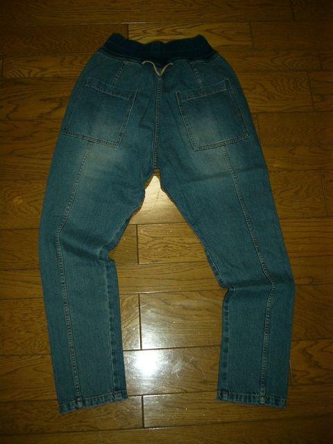 新品SHADEbySHELLACシェラックサルエル調デニムパンツ46 < ブランド  新品SHADEbySHELLACシェラックサルエル調デニムパンツ46 < ブランドの