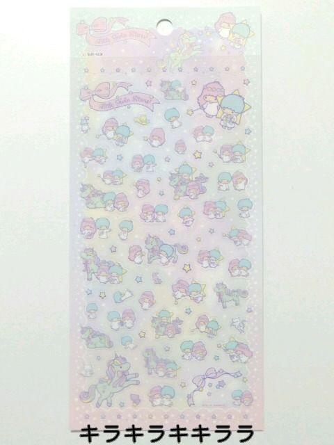 《New》キキララ/リトルツインスターズ★スケジュール帳.レター等に…クリアシール < インテリア/ライフ 《New》キキララ/リトルツインスターズ★スケジュール帳.レター等に…クリアシール < インテリア/ライフの