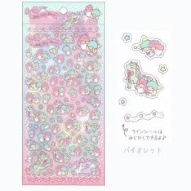 《New》キキララ/リトルツインスターズ★スケジュール帳.レター等に…クリアシール < インテリア/ライフ 《New》キキララ/リトルツインスターズ★スケジュール帳.レター等に…クリアシール < インテリア/ライフの