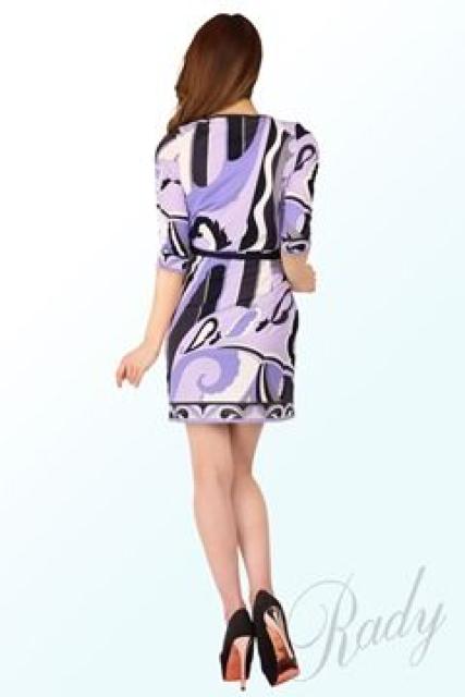 Rady☆フォンティーヌマーブル柄☆カシュクールワンピ☆ラベンダー☆新品 < ブランド Rady☆フォンティーヌマーブル柄☆カシュクールワンピ☆ラベンダー☆新品 < ブランドの